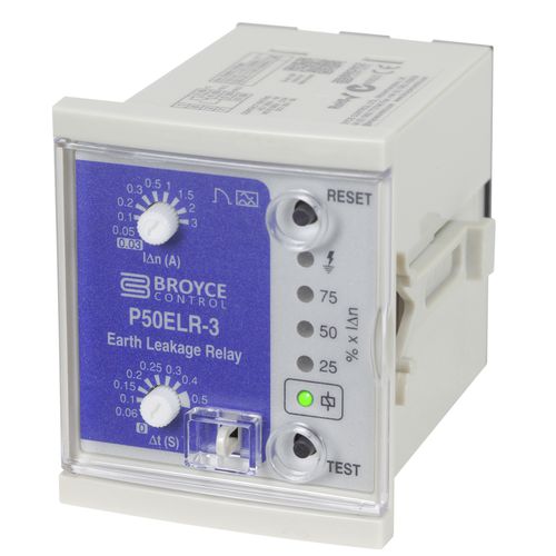 Fehlerstromschutzrelais - P50ELR-3 - Broyce Control - 1NO/NF / für Schalttafelmontage / einstellbar