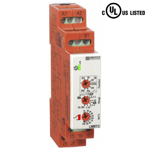 Einschaltverzögerungstimer - LMMT/2 - Broyce Control - Multifunktion / für DIN-Schiene / DPDT
