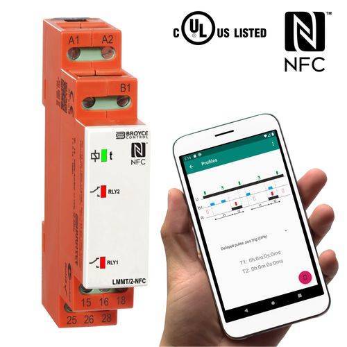 Zeitverzögerungs-Timer - LMMT/2-NFC - Broyce Control - Multifunktion / für DIN-Schiene / für Schalter