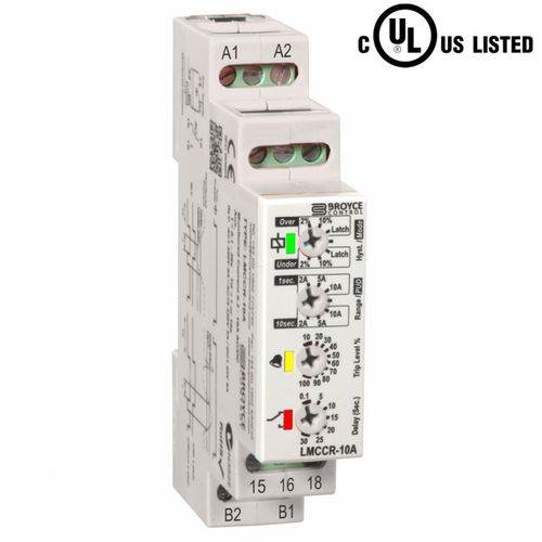 Überstrom-Überwachungsrelais - LMCCR-10A - Broyce Control - Unterstrom / 1NO/NF / AC/DC