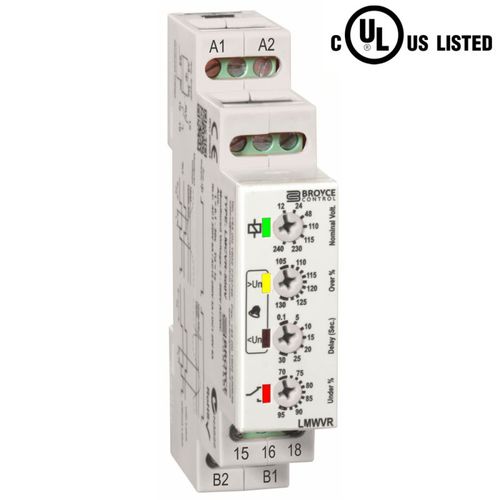 Unterspannungs-Überwachungsrelais - LMWVR - Broyce Control - Überspannung / 1NO/NF / AC/DC