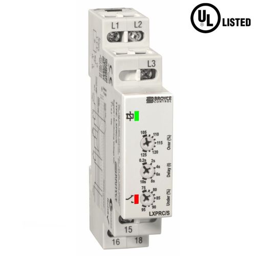 Dreiphasiges Schutzrelais - LXPRC/S - Broyce Control - Überspannung / Unterspannung / Phasenfolge