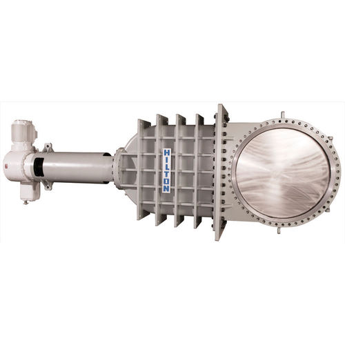Plattenschieber - H-200-B - DeZURIK - elektrisch / Spül / für Abwasser