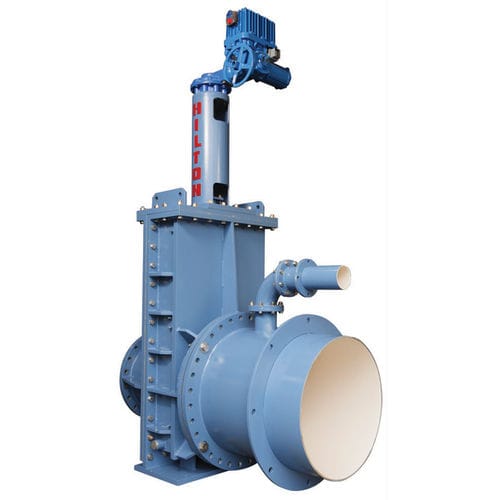 Segmentschütz - H-2500 - DeZURIK - elektrisch / für Abwasser / Edelstahl