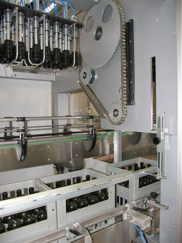 Kartonpacker Entpacker / mit oberer Öffnung - DAM Series - Bortolin Kemo - automatisch / Flaschen / für die Lebensmittel- und Getränkeindustrie