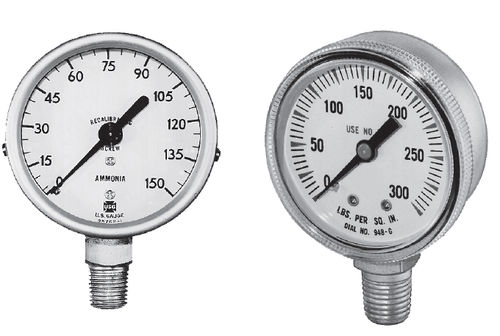 Manometer mit Zifferblatt-Anzeige - . - Rego Europe - Gewinde / Rohrfeder / Prozess