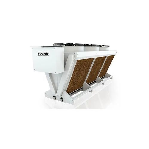 Adiabatischer Kondensator - FACS - FRICK Industrial Refrigeration - V-förmig / galvanisierter Stahl / für die Lebensmittelindustrie