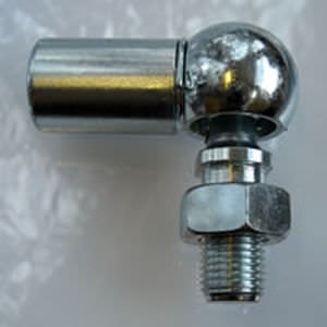 Gewinkeltet Kugelgelenk - F20-MB, F20-XMB series - Industrial Gas Springs - Stahl
