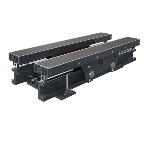 Teleskopische Palettengabel - Römer Fördertechnik GmbH / RFT - Umschlag / robust / automatisch