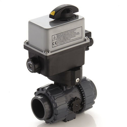 Kugelventil - VKDIV/CE - FIP - Formatura Iniezione Polimeri - elektrisch betrieben / für Wasser / Flansch