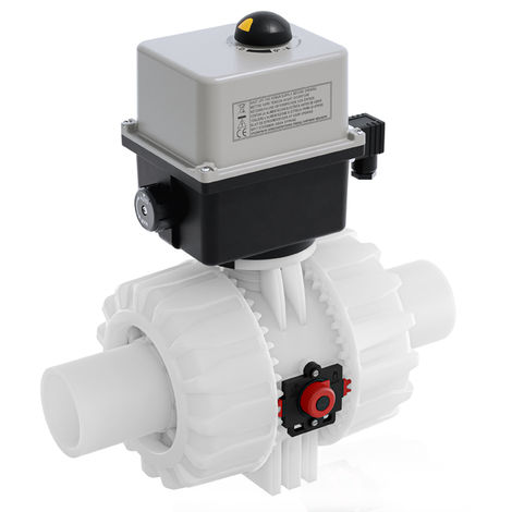 Kugelventil - VKDBF/CE - FIP - Formatura Iniezione Polimeri - elektrisch / Absperr / für Wasser