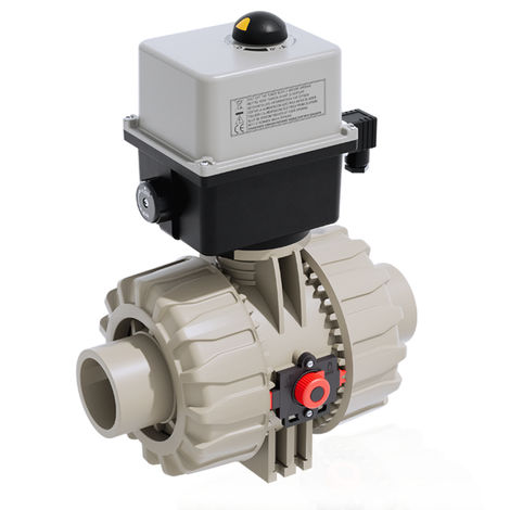 Kugelventil - VKDDM/CE - FIP - Formatura Iniezione Polimeri - elektrisch / Absperr / für Wasser