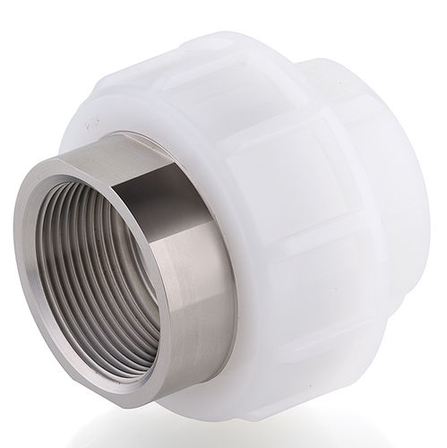 Hydraulikadapter für Rohre - BIFXF series - FIP - Formatura Iniezione Polimeri - innen / PVDF / Edelstahl