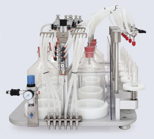 Halbautomatische Abfüllmaschine - DV98 6P - COVEN EGIDIO - Flaschen / für Flüssigprodukte / für Parfüm