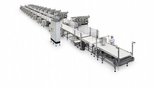 Verpackungsanlage für die Lebensmittelindustrie - EDS - Sacmi - Förderer / automatisch