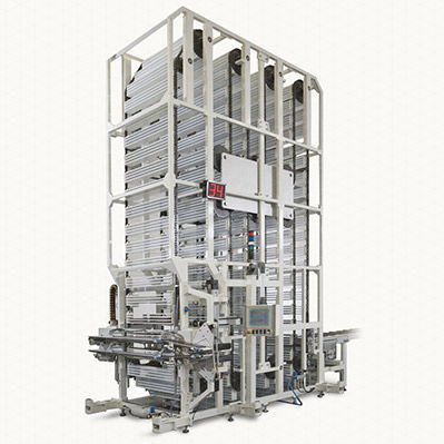 Automatisches Lagersystem / für Lagerhallen - GOB - Sacmi - kompakt / hohe Dichte / für automatische AS/RS-Rückgewinnung