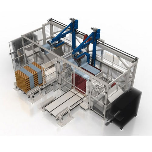 Roboter-Palettierer - TS 28 ST/AL - CLEVERTECH - Schicht / automatisch / End of Line