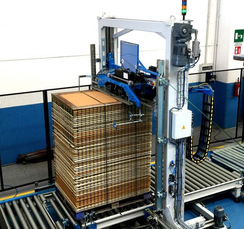 Automatische Umreifungsmaschine - RV series - CLEVERTECH - für Dosen / Paletten / vertikal