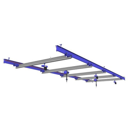 Zweiträger-Laufkran - Gorbel - Aluminium / leichtgewichtig / hängend
