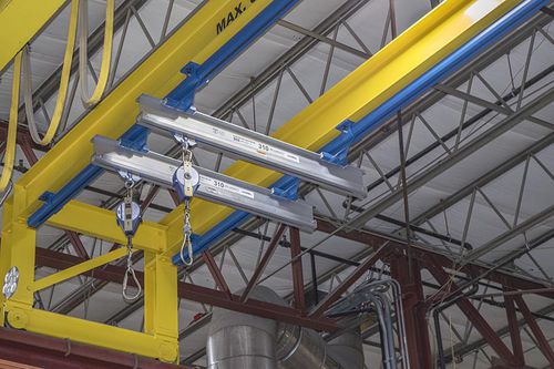 Fallschutzschiene - Gorbel - Aluminium / mit Röllchen