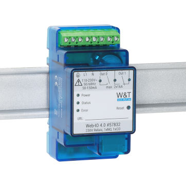 Digitales Ausgangsmodul - 57832 - Wiesemann & Theis - Modbus TCP / mit Relais-Ausgang / Netzwerk