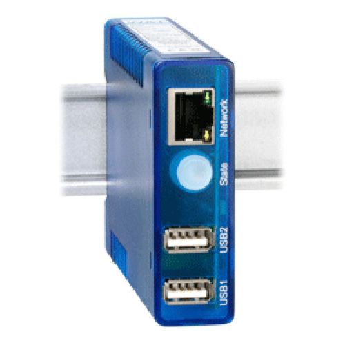 USB-Geräteserver - 53642 - Wiesemann & Theis - Ethernet / Industrie / für DIN-Schiene