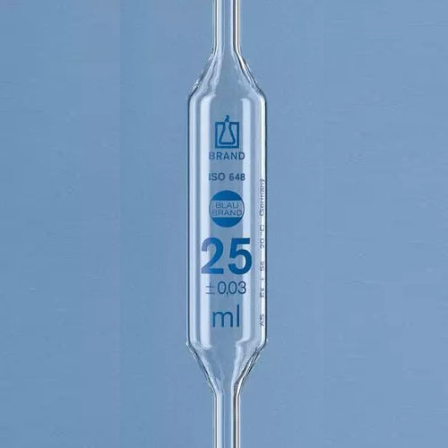 Einkanalpipette - BLAUBRAND® series - BRAND - volumetrisch / Glas / manuell