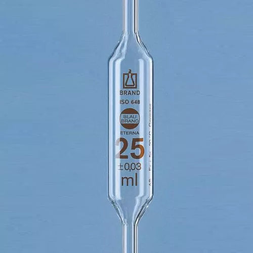 Einkanalpipette - AR-GLAS® series - BRAND - volumetrisch / Glas / manuell