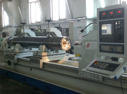 Bohr- und Ausbohrmaschine / CNC - FL450 - Saporiti - Tiefloch / Hochpräzision