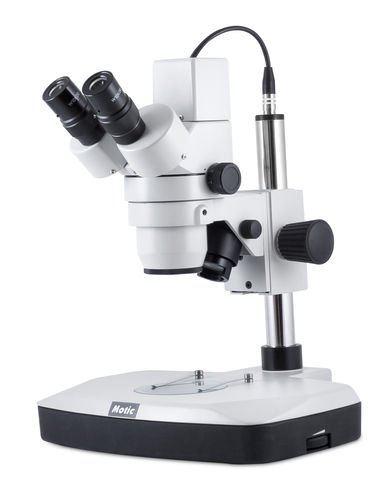 Optisches Stereomikroskop - DM-143-FBGG - Motic - Zoom / Digitalkamera