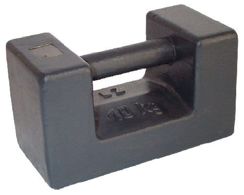 Parallelflaches Kalibriergewicht - 5 - 50 kg - ZWIEBEL