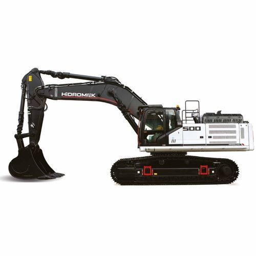 Großformatiger Bagger - HMK 500 LCHD - HIDROMEK co. - auf Raupen / Diesel / für Bergbau