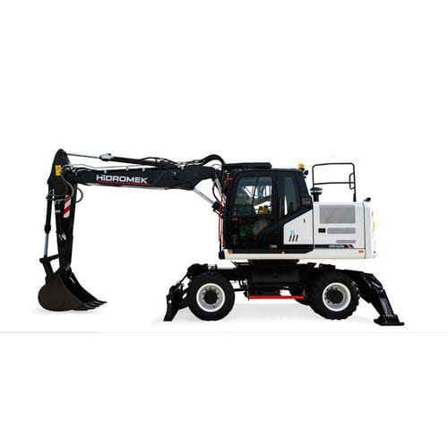Mittelgroßer Bagger - HMK 140 W - HIDROMEK co. - Rad / Tier 2 / für Baustellen