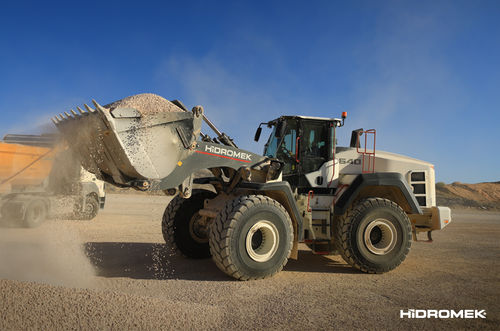 Radlader - HMK 640 WL - HIDROMEK co. - mit geringem Treibstoffverbrauch / ergonomisch