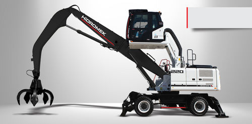 Mittelgroßer Bagger - HMK 220W MH - HIDROMEK co. - mit Gummireifen / Diesel