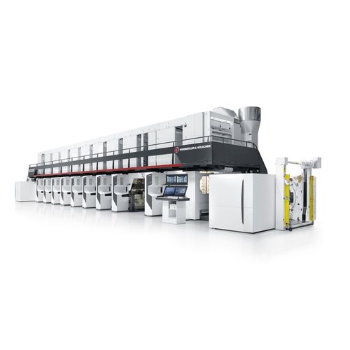 Druckmaschine per Rotogravur - HELIOSTAR II A - WINDMÖLLER & HÖLSCHER - für Verpackung / für Kunststoff / Farb
