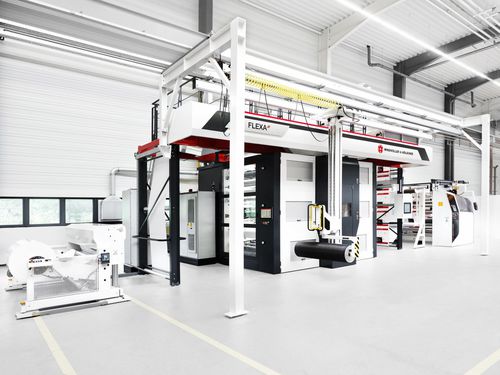 Stack-Flexodruckmaschine - FLEXA II - WINDMÖLLER & HÖLSCHER - 8-Farben / 4-Farben / 3-Farben