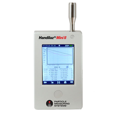 Luft-Luftpartikelzähler - Handilaz® Mini II - Particle Measuring Systems - digital / elektronisch / für Reinraum