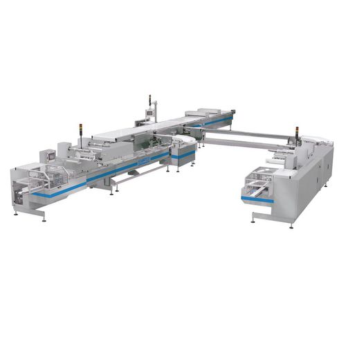 Verpackungsanlagen für Schokoladeprodukte - PFM Packaging Machinery - vollautomatisch