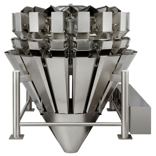Mehrkopf-Wiegemaschine - MBP C2 Series - PFM Packaging Machinery - für die Lebensmittelindustrie / mit zentraler Beschickung / Edelstahl