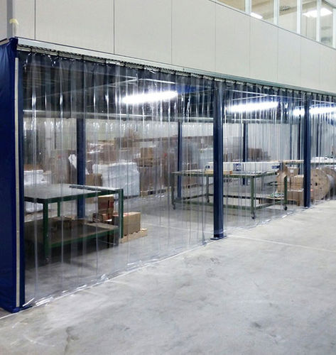 Schiebetür - LINEAR - Campisa - Stahl / galvanisiertem Stahl / PVC
