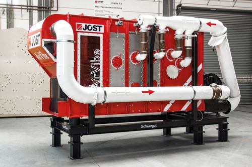 Glasabscheider - AirVibe - JÖST - Strömung / für die Recyclingindustrie / selbstreinigend