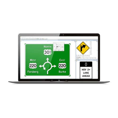 CAD-Software - OpenRoads SignCAD - Bentley Systems Europe B.V. - Schneid / Manufacturing Execution System