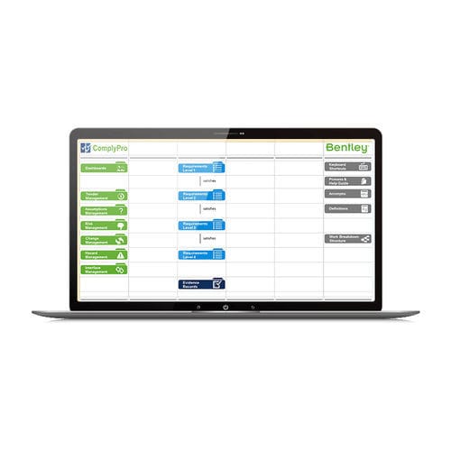 Engineering-Software - ComplyPro - Bentley Systems Europe B.V. - Projektentwicklung / Sicherheit / Prozess