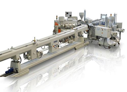 Mehrschicht-Extrusionsanlage - DN 32 - 800 - Tecnomatic - Rohr / für PP