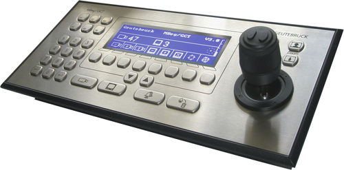 Einbaufähige Tastatur - MBeg/GCT-3X-LAN - GEUTEBRÜCK - mit mechanischen Tasten / Joystick / Industrie