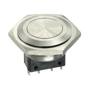 Federdruck-Drucktaster - MP0027 series - OMEGA FUSIBILI - vandalismussicher / Edelstahl