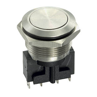 Federdruck-Drucktaster - MP0031 series - OMEGA FUSIBILI - vandalismussicher / IP66 / Edelstahl