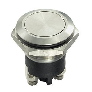 Federdruck-Drucktaster - MP0037 series - OMEGA FUSIBILI - IP68 / vandalismussicher / Edelstahl