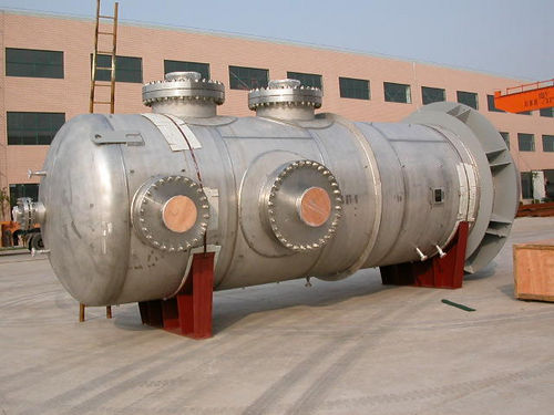 Prozessbehälter - Ø 7000 mm - Mersen - Equipements Industriels et Anticorrosion - Edelstahl / Druck / horizontal